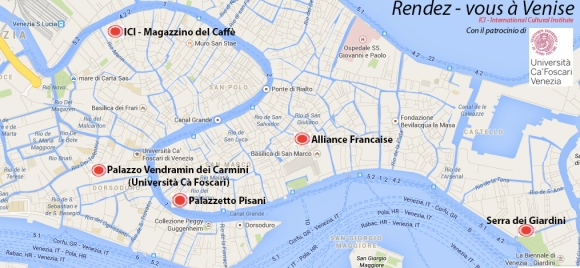 Cartina Rendez-vous à Venise